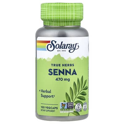 Solaray, Senna, 470 mg, 100 vegetarian capsules