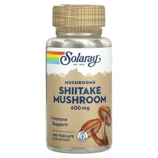 Solaray, Mushrooms, Shiitake Mushroom, 600 mg, 100 VegCaps