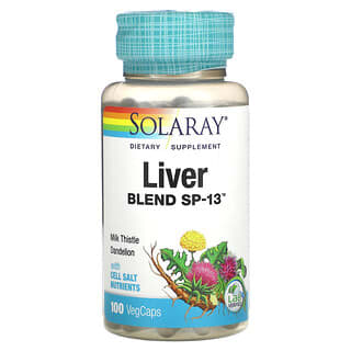 Solaray, Liver Blend SP-13, 100 VegCaps