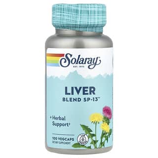 Solaray, Mezcla para el hígado SP-13, 100 cápsulas vegetales