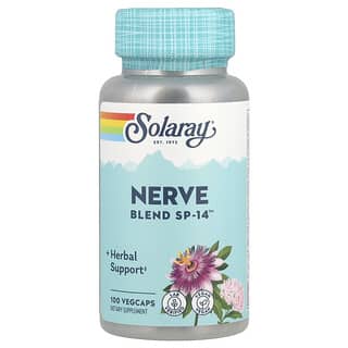 Solaray, Nerve Blend SP-14™, 100 kapsułek roślinnych