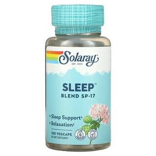 Solaray, Schlaf-Mischung, SP-17, 100 pflanzliche Kapseln