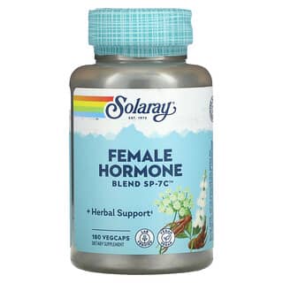 Solaray, Смесь женских гормонов SP-7C, 180 растительных капсул