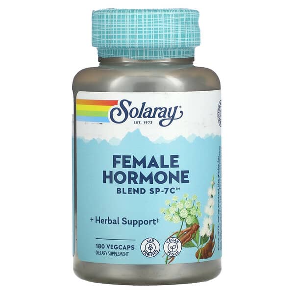 Solaray, 女性荷尔蒙混合剂SP-7C，180粒植物胶囊
