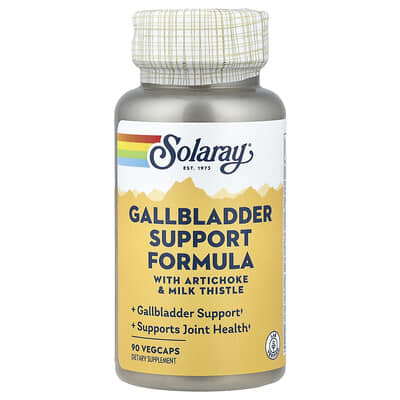 Solaray, Gallbladder Help Formula with Artichoke and Milk Thistle, 90 Vegetarian Capsules