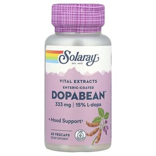 Solaray, DopaBean, pois mascate, 60 capsules végétariennes