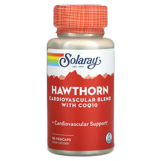 Solaray, Hawthorn Cardiovascular Blend with COQ10, 90 VegCaps