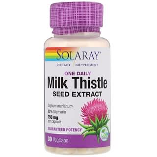 Solaray, Milk Thistle Seed Extract, One Daily, 350 mg, 30 VegCaps