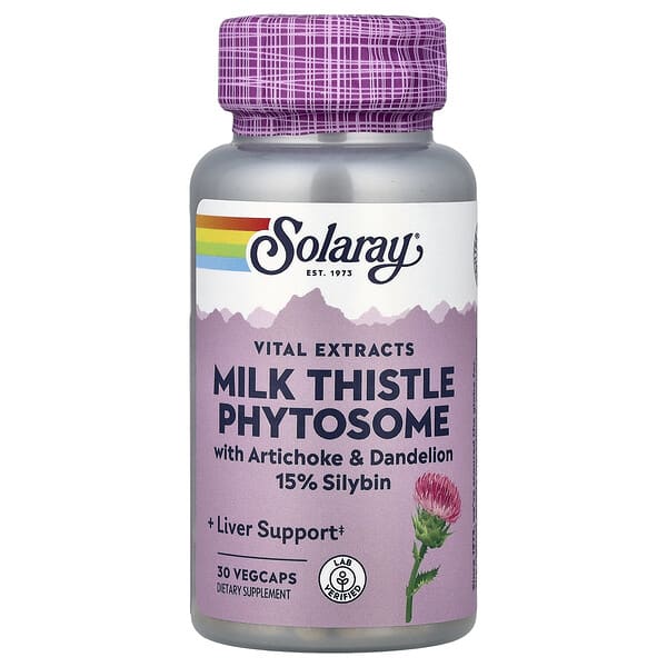 Vital Extracts, Milk Thistle Phytosome, 30 Vegcaps