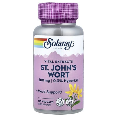 Solaray, Vital Extracts, St. John's Wort, 300 mg, 120 veg caps