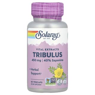 Solaray, Vital Extracts, Tribulus, 450 mg, 60 VegCaps