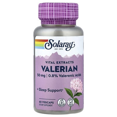 Solaray, Vital Extract, 50 mg, 60 Vegetarian Capsules