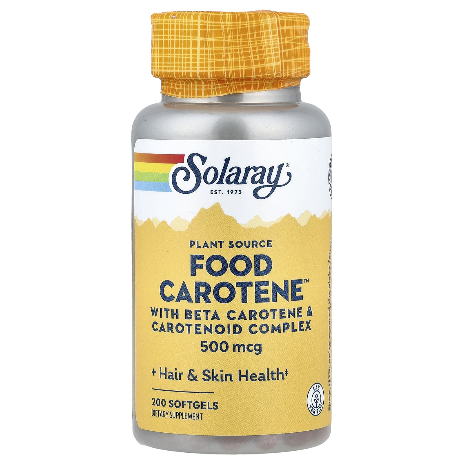Solaray, Food Carotene™, 200 капсул