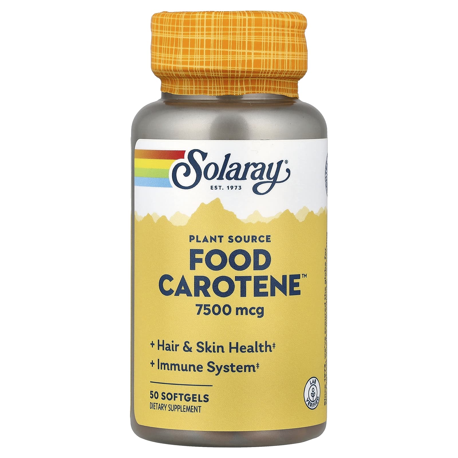 Solaray, Food Carotene™, 50 капсул