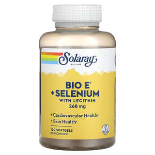 Solaray (سولاراي)‏, Bio E + السيلينيوم، مقدار 200 وحدة دولية، و 120 كبسولة رخوة