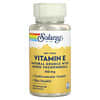Vitamine E sous forme sèche, Source naturelle avec mélange de tocophérols, 165 mg, 100 capsules