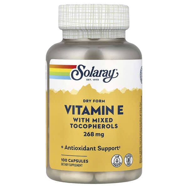 Vitamin E with Mixed Tocopherols, 268 mg, 100 Capsules