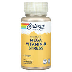 Solaray, Timed Release, Mega Vitamin-B Stress, 60 VegCaps