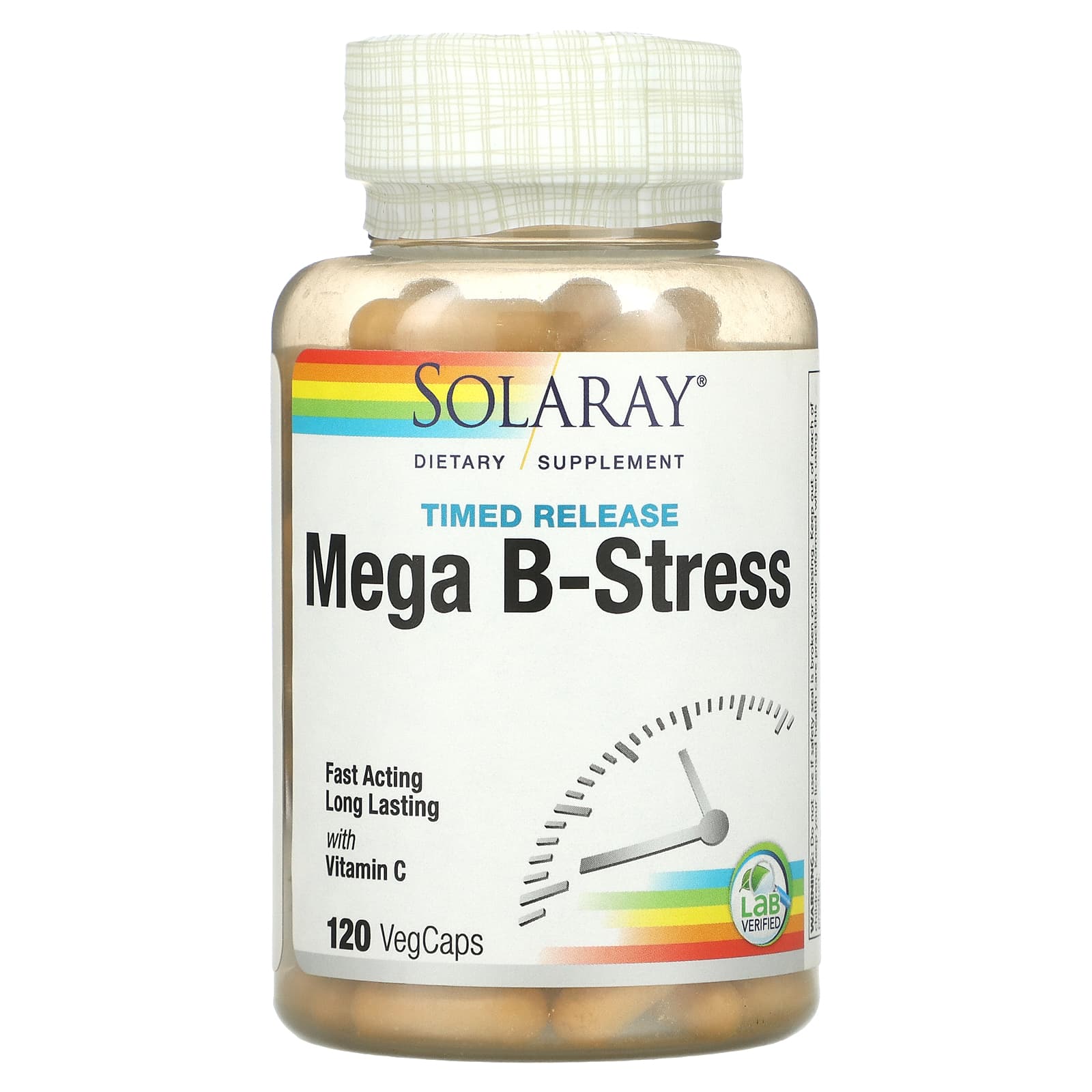 Mega B-Stress 120 Capsule Da Solaray 