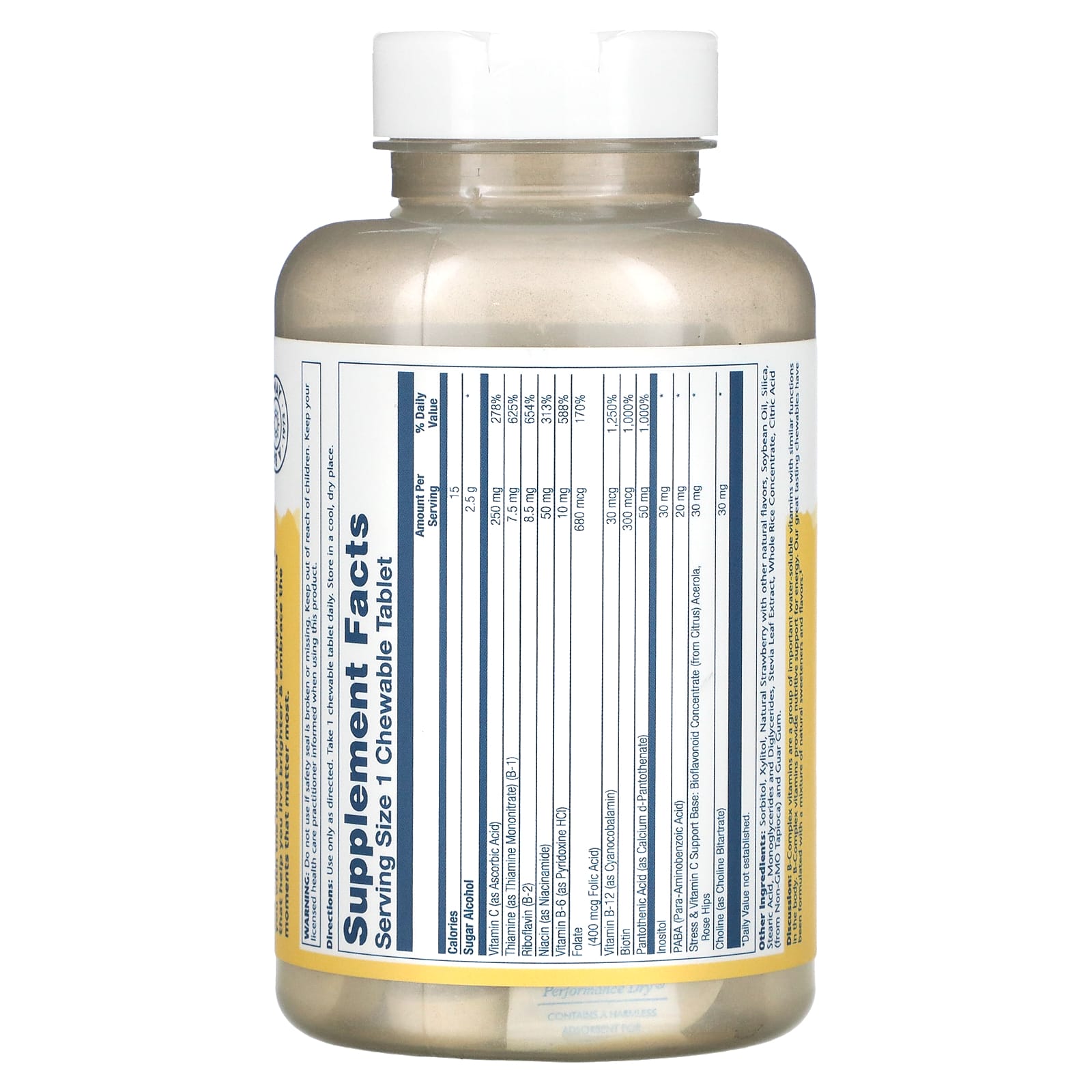 Solaray, High Potency Vitamin Chewable, Natural Strawberry