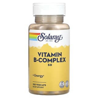 Solaray, Vitamin B-Complex , 50 mg, 100 VegCaps