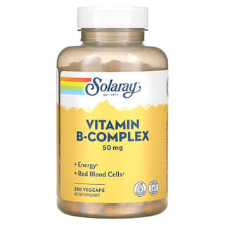 Solaray, Vitamin B-Complex, 50 mg, 250 VegCaps