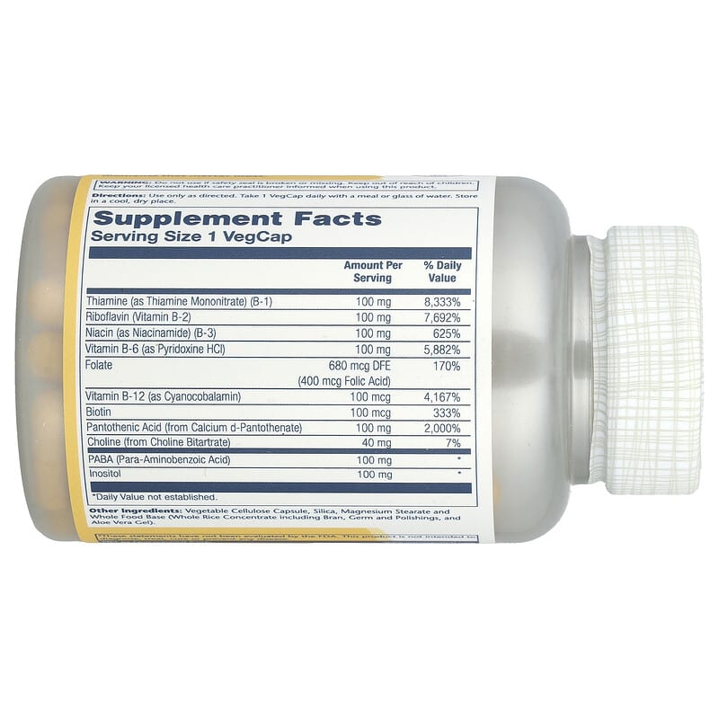 Vitamin B-Complex 100, 100 VegCaps