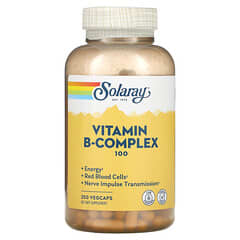 Solaray, Vitamin B-Complex 100 , 250 VegCaps