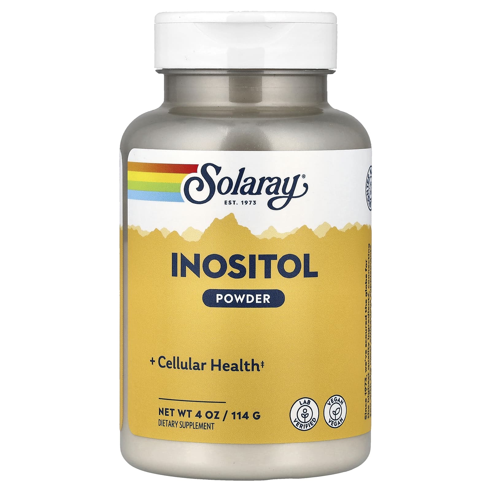 Solaray, инозитол в порошке, 114 г (4 унции)