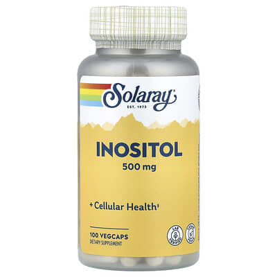 Solaray, Inositol, 500 mg, 100 VegCaps