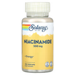 Solaray, Niacinamide, 500 mg, 100 VegCaps