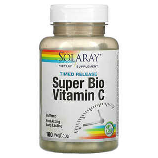 Solaray, Time Release Super Bio Vitamin C, 100 VegCaps