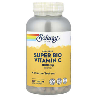 Solaray, Vitamina C Buffered Super Bio, 250 VegCaps