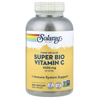Solaray, Superbiovitamine C tamponnée, 360 VegCaps