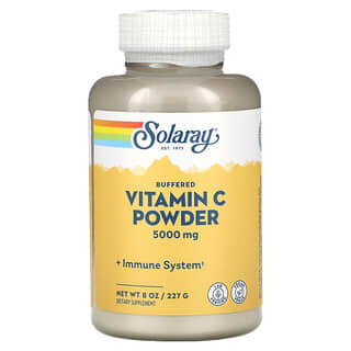 سولاراي‏, Buffered Vitamin C Powder, 5,000 mg, 8 oz (227 g)