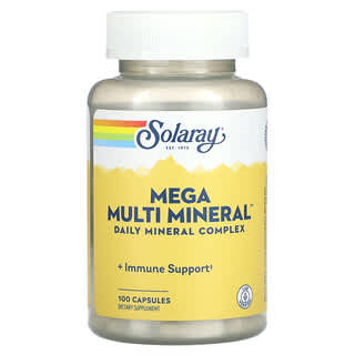 Solaray, Mega Multi Minéral, 100 capsules