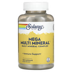 Solaray, Mega Multi Mineral, 200 Capsules