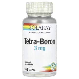 Solaray, Tetra-Boron®, 3 mg, 100 comprimidos
