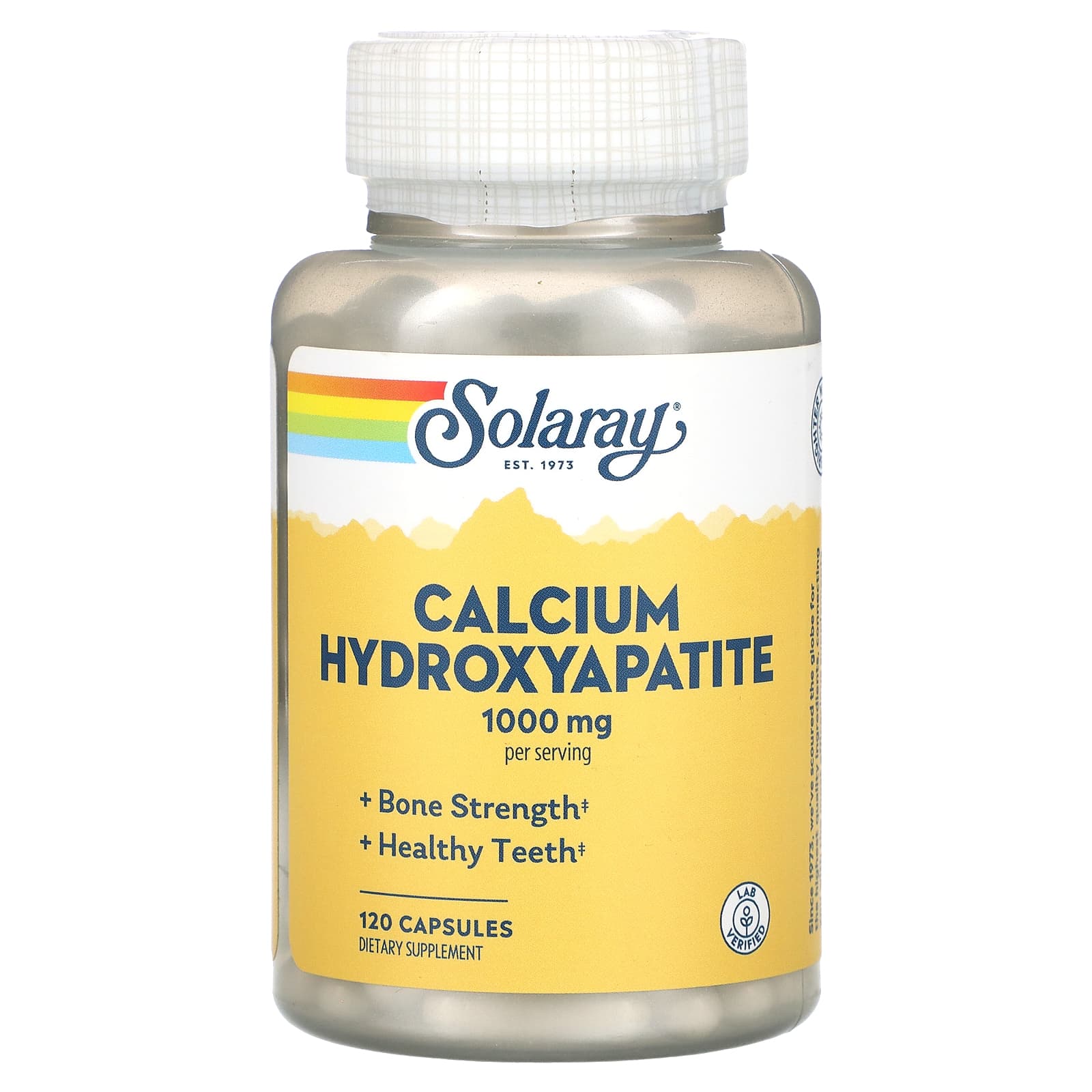 Solaray Calcium Hydroxyapatite 1 000 mg 120 Capsules 250 mg