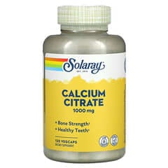 Solaray, Citrato de calcio, 250 mg, 120 cápsulas vegetales