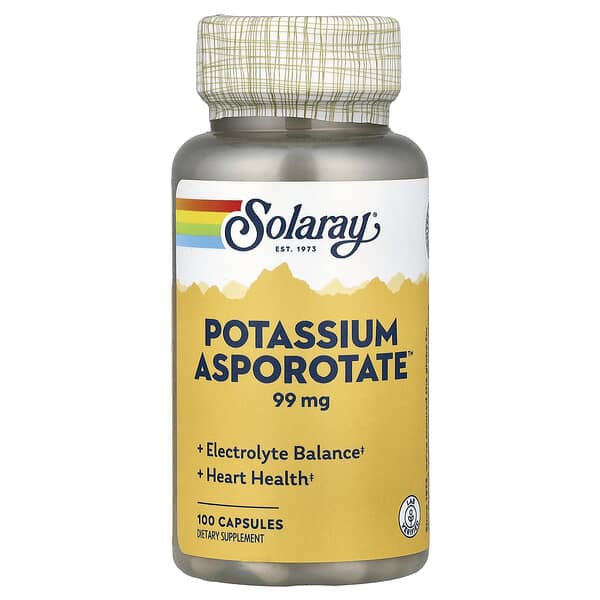 Potassium Asporotate™, 99 mg, 100 Capsules
