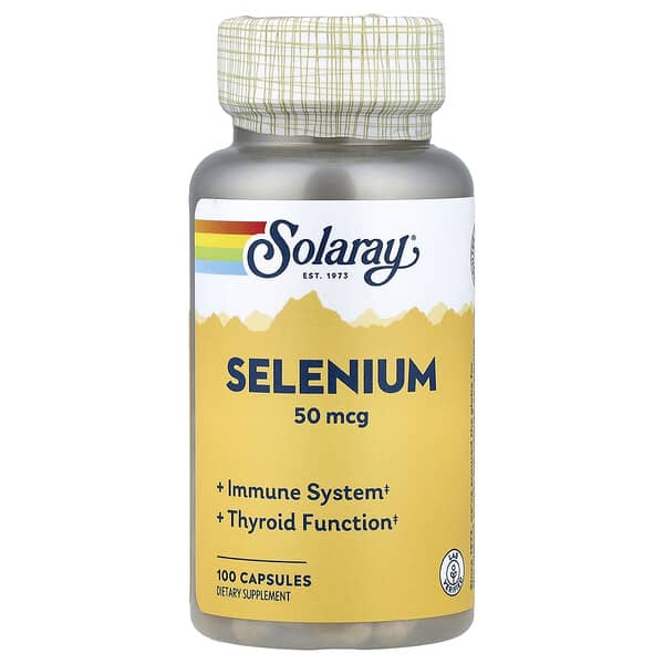 Selenium, 50 mcg, 100 Capsules