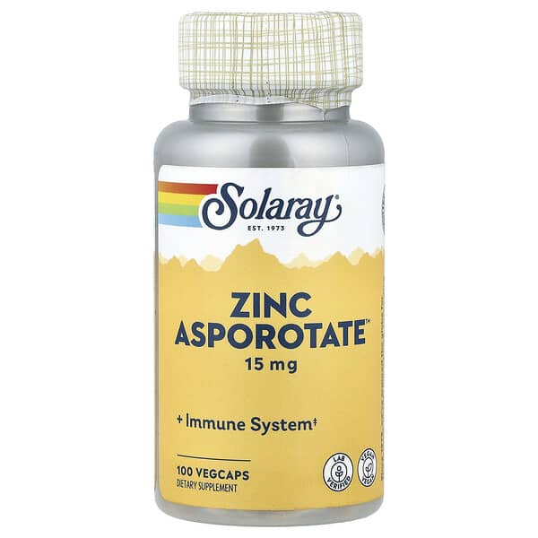 Zinc Asporotate, 100 VegCaps