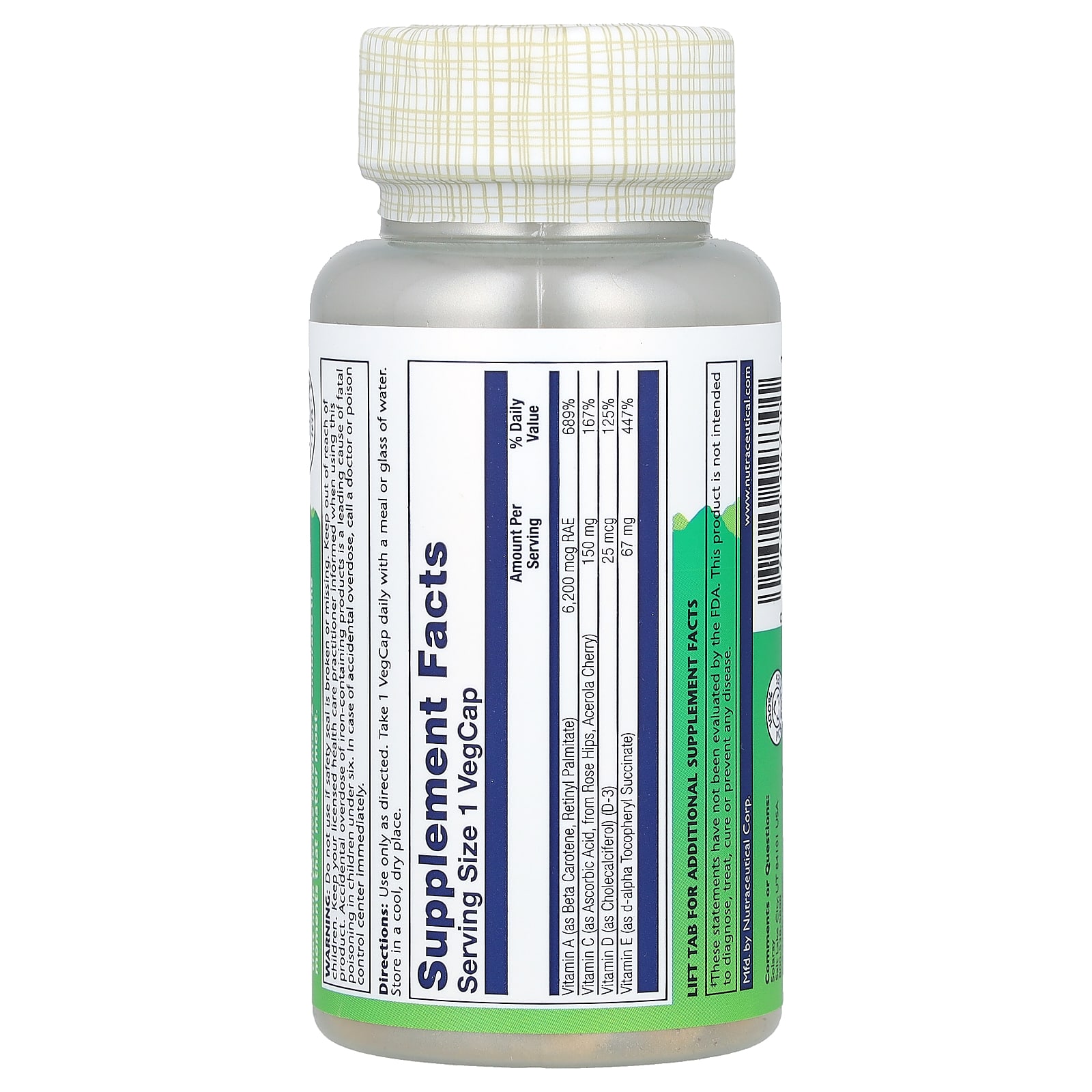 Solaray, Once Daily High Energy, Multivitamin, 60 VegCaps
