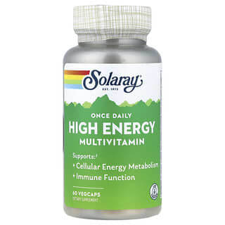 Solaray, Eenmaal daags High Energy Multivitamine, 60 VegCaps