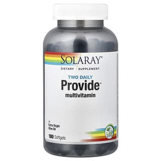 Solaray, Dois Multivitamínicos Diários, 180 Cápsulas Softgel