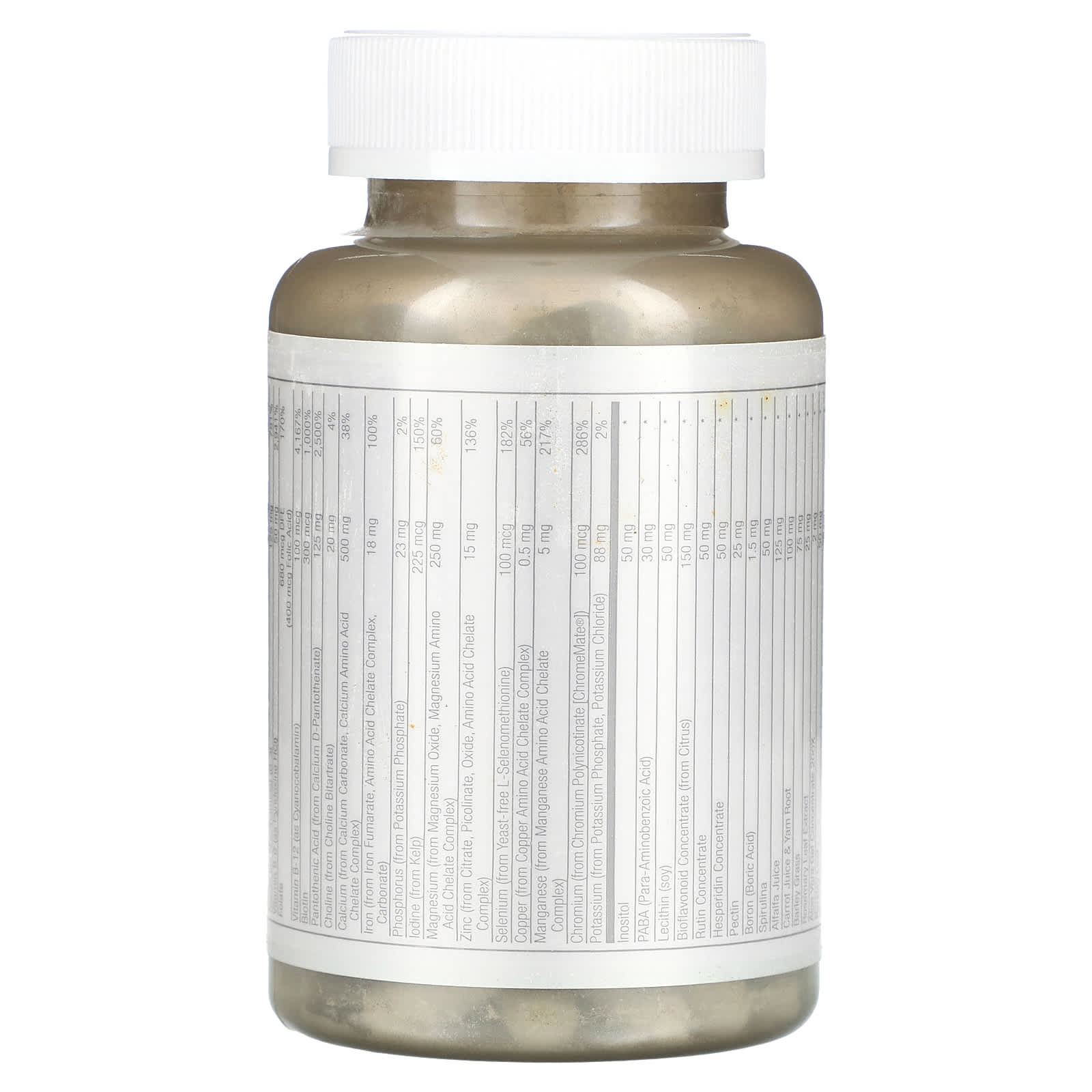 Solaray, Spectro, Multivitamínico, 100 cápsulas