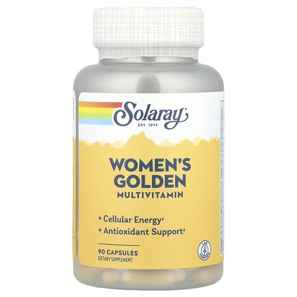 Solaray Women's Golden Multivitamin, 90 Capsules