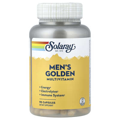 Solaray, Golden Multivitamin for Men, 90 Capsules