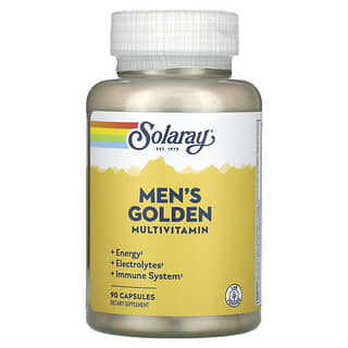 Solaray, Men's Golden Multivitamin, 90 Capsules